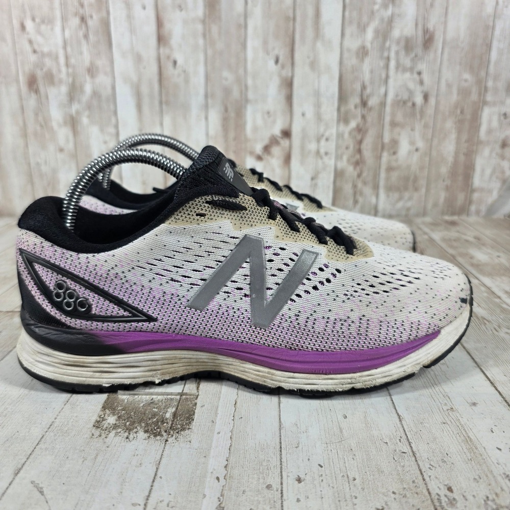 New Balance 880v10 Womens Running Shoes White Purple Silver W880V10 Wide‎ 2E